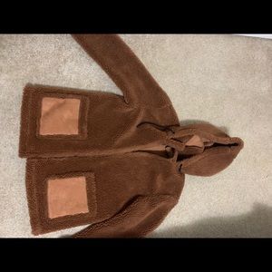 Topshop fur cotton jacket